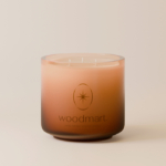 Festive Old Copper Candle – Glass