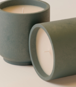 Floral Everglade Candle – Concrete - Image 2