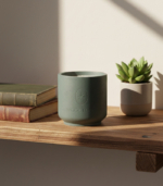 Floral Everglade Candle – Concrete - Image 3