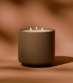Floral Old Copper Candle – Concrete - Image 4