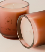 Floral Sepia Candle – Glass - Image 2