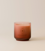 Floral Sepia Candle – Glass
