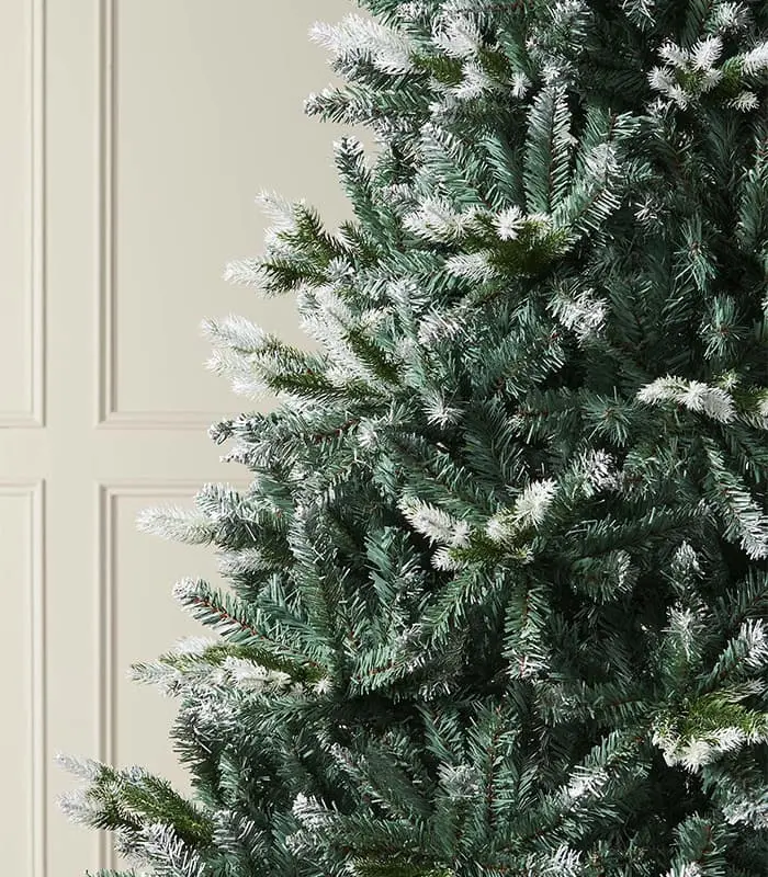 Evergreen Snow Flocked Tip Christmas Tree - Image 2