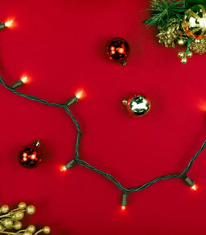 Wide Angle Christmas Lights Warm White - Image 3