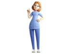 3D Character Nurse Figma UI KIT - Image 2