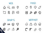 500+ Epic Hand Drawn Icons - Image 3