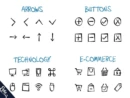 500+ Epic Hand Drawn Icons - Image 4