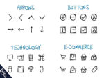 500+ Epic Hand Drawn Icons - Image 4