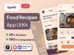 Appetit - Food Recipes App UI Kit