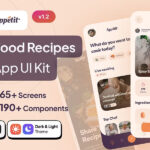 Appetit - Food Recipes App UI Kit