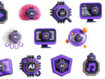 Artificial Inteligence 3D Icons - Image 5