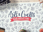 Arts And Crafts - Hand Drawn Icons
