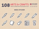 Arts And Crafts - Hand Drawn Icons - Image 3