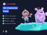AstroClash: 3D Character Pack