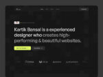 Aura - Dark Personal Portfolio Framer Template - Image 2