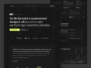 Aura - Dark Personal Portfolio Framer Template