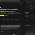 Aura - Dark Personal Portfolio Framer Template