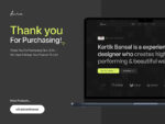 Aura - Dark Personal Portfolio Framer Template - Image 5
