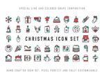 Christmas icon set