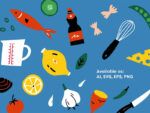 Cookery Class Illustration Set - Image 2