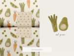 Cute cartoon watercolor vegetables - Image 3