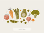 Cute cartoon watercolor vegetables - Image 4