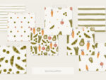 Cute cartoon watercolor vegetables - Image 5