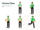 Courier 3D Character Illustration - Image 4