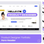 Designer Portfolio Hero Section
