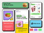 Fast-Foods 3D Icon Set - Image 4