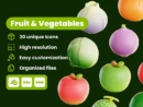 Fruit and Vegetables 3D Illustration Pack