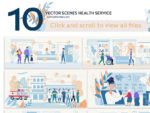 Health Service Scene Vectors - Image 2