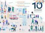 Health Service Scene Vectors