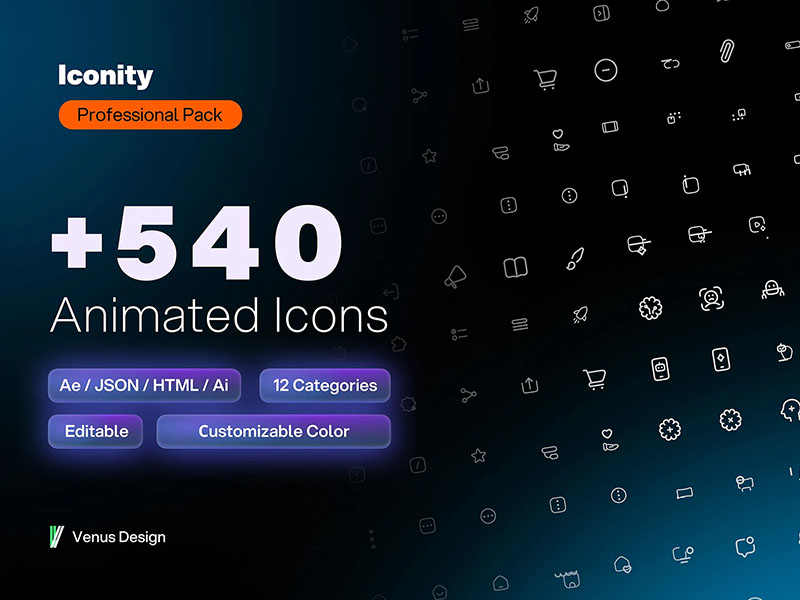 iconity-animated-and-static-icons.jpeg Iconity - Animated and static Icons - Image 1