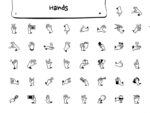 Inking Hands Icons - Image 2