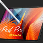 iPad Pro and Apple Pencil 3D Model