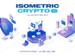 Isometric Crypto Illustration Set