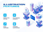 Isometric Crypto Illustration Set - Image 3