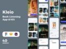 Kleio Book Listening App UI Kit