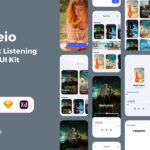 Kleio Book Listening App UI Kit