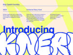 KNERD Bubble Font