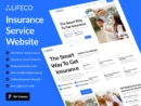 LifeCo - Insurance Service Website UI Kit