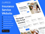 LifeCo - Insurance Service Website UI Kit