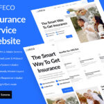LifeCo - Insurance Service Website UI Kit