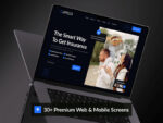 LifeCo - Insurance Service Website UI Kit - Image 5