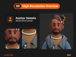 Lifestyle 3D Avatars Illustration - Image 3