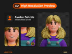 Lifestyle 3D Avatars Illustration - Image 4
