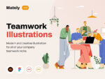 Mately - Teamwork Illustrations