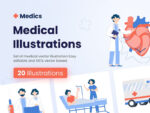 Medics – 20 Medical Illustrations
