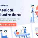 Medics – 20 Medical Illustrations